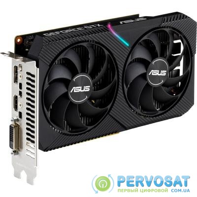 Видеокарта ASUS GeForce GTX1650 4096Mb DUAL OC D6 MINI (DUAL-GTX1650-O4GD6-MINI)