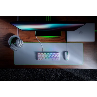 Клавіатура ігрова Razer Huntsman Mini Mercury Ed. Red Switch USB US RGB, White
