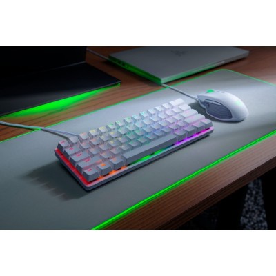 Клавіатура ігрова Razer Huntsman Mini Mercury Ed. Red Switch USB US RGB, White