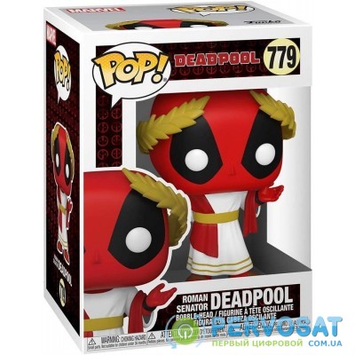 Funko Коллекционная фигурка Funko POP! Bobble Marvel Deadpool 30th Roman Senator Deadpool 54657