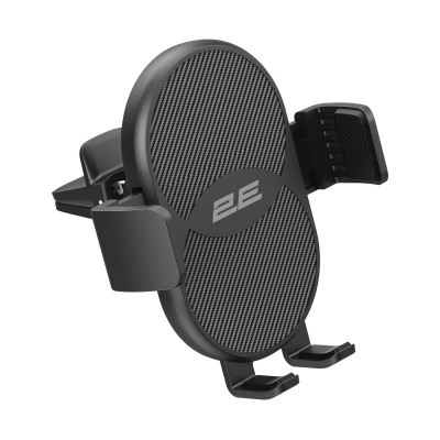 Автомобільний тримач смартфона 2Е Airvent 3.5-6.7", чорний