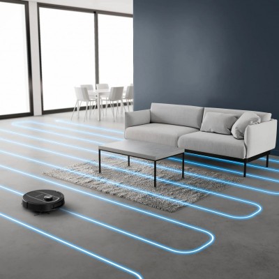 Робот-пилосос Rowenta миючий X-Plorer Serie 575 Max Standard, 10000ПаВт, h=10.5см, 0.22л, конт пил -0.3л, автон. робота до 120хв, чорний