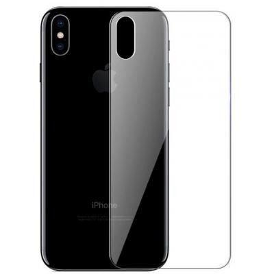 Скло захисне Baseus iPhone XS Max 0.3mm Rear protector, Transparent (SGAPIPH65-ABM02)