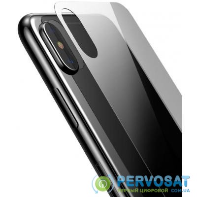 Стекло защитное Baseus iPhone XS Max 0.3mm Rear protector, Transparent (SGAPIPH65-ABM02)