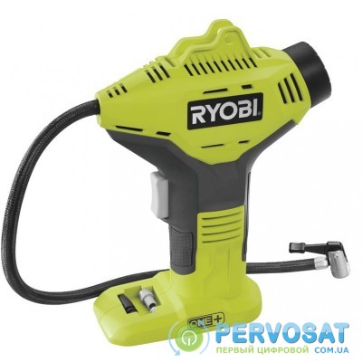 Ryobi Компрессор аккумуляторный ONE+ R18PI-0, 10.3бар/150PSI, 16л/мин,  solo (без АКБ и ЗУ)