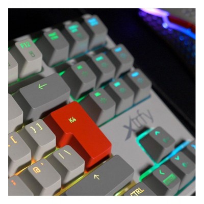 Ігрова клавіатура Xtrfy K4 TKL RGB Kailh Red UA, Retro