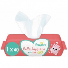 Вологі серветки Pampers Kids Hygiene On-the-go 40 шт. (8006540222089) Вологі серветки Pampers Kids Hygiene On-the-go 40 шт. (8006540222089)