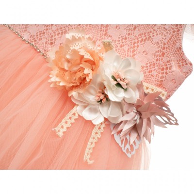 Платье Camellia праздничное (0507-128G-peach)