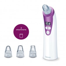 Масажер Beurer для обличчя вакуумний, акумулятор, USB, 3 режими, білий