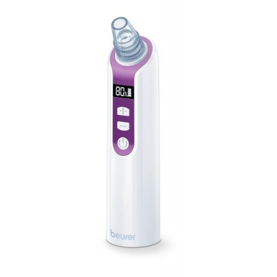 Масажер Beurer для обличчя вакуумний, акумулятор, USB, вага-0.15кг, 3 режими, білий