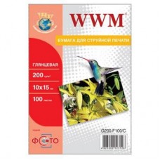 Папір WWM 10x15 (G200.F100 / G200.F100/C) Папір WWM 10x15 (G200.F100 / G200.F100/C)