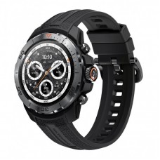 Смарт-годинник Mibro GS Explorer 48мм, 1.32", 466x466, AMOLED, BT 5.3, Dual-band GPS, 10 ATM, чорний обсидіан