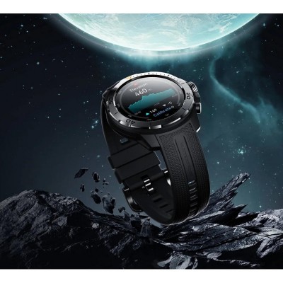 Смарт-годинник Mibro GS Explorer 48мм, 1.32", 466x466, AMOLED, BT 5.3, Dual-band GPS, 10 ATM, чорний обсидіан