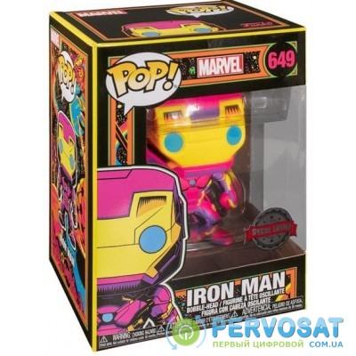 Funko Коллекционная фигурка Funko POP! Marvel: Black Light: Iron Man