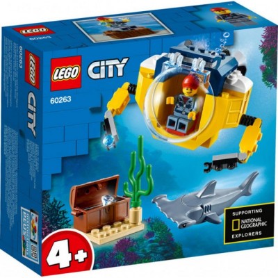 Конструктор LEGO City Океан: мини-подлодка 41 деталь (60263)