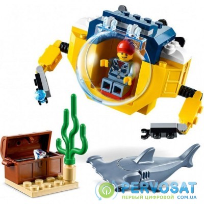 Конструктор LEGO City Океан: мини-подлодка 41 деталь (60263)