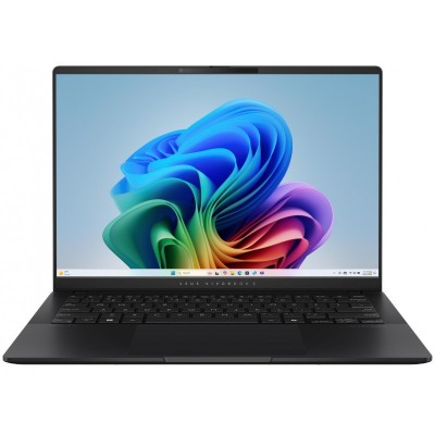 Ноутбук ASUS Vivobook S 14 S5406SA-QD100 14" WUXGA OLED, Intel Ultra 7 256V, 16GB, F1TB, UMA, NoOS, Чорний