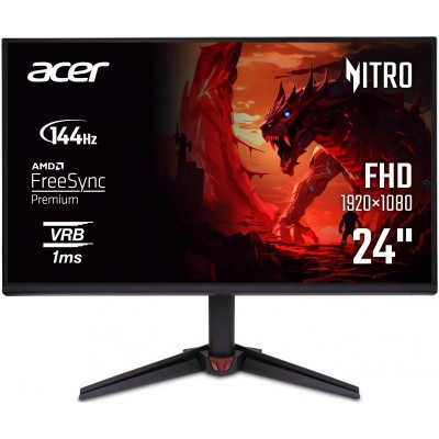Монітор Acer 23.8" VG240YP6bip HDMI, DP, IPS, 144Hz, 1ms, FreeSync