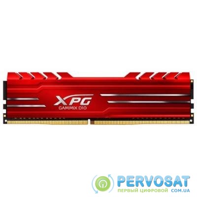 Модуль памяти для компьютера DDR4 8GB 3200 MHz XPG Gammix D10 Red ADATA (AX4U320038G16-SR10)