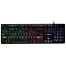 Клавіатура мембранна 2E GAMING KG280 104key, USB-A, EN/UA/RU, LED, чорний