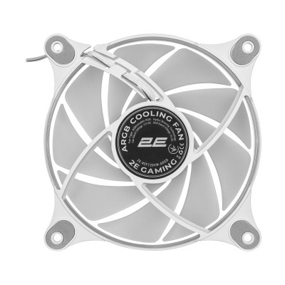 Корпусний вентилятор 2E GAMING Air Cool ACF120VW-ARGB 120мм, 1200rpm, 4pin, 23dBa, білий