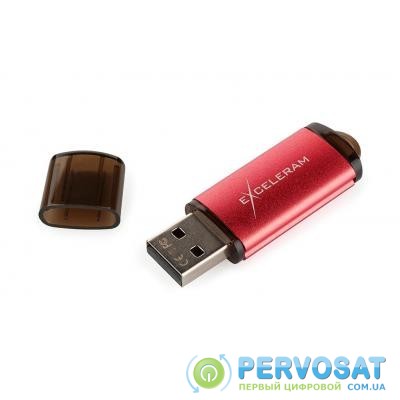 USB флеш накопитель eXceleram 64GB A3 Series Red USB 2.0 (EXA3U2RE64)