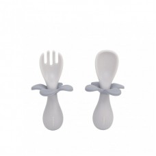 Набір посуду Oribel Cocoon тарілка, ложка, виделка сірий Набір посуду Oribel Cocoon тарілка, ложка, виделка сірий