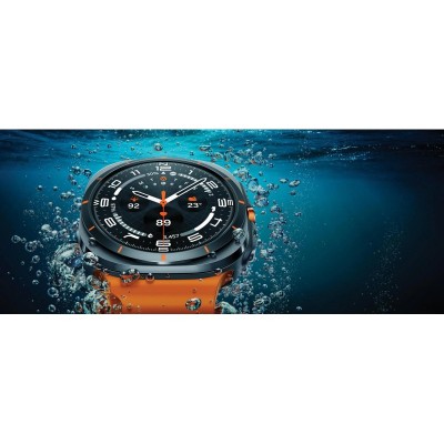 Смарт-годинник Samsung Galaxy Watch Ultra (2025) 47мм e-SIM (L705) 1.5", 480x480, sAMOLED, BT 5.3, NFC, 2/64ГБ, сірий титановий