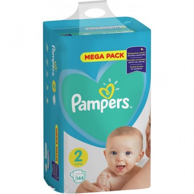 Подгузник Pampers New Baby Mini Размер 2 (4-8 кг), 144 шт. (8001090950772)