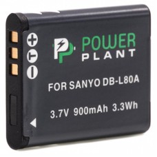 Акумулятор до фото/відео PowerPlant Sanyo DB-L80, D-Li88 (DV00DV1289) Акумулятор до фото/відео PowerPlant Sanyo DB-L80, D-Li88 (DV00DV1289)