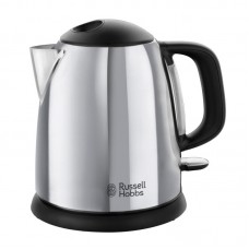 Електрочайник Russell Hobbs Victory 1л, метал, сріблясто-чорний Електрочайник Russell Hobbs Victory 1л, метал, сріблясто-чорний