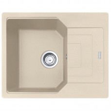 Мийка кухонна Franke Urban, фраграніт, прямокутник, з крилом, 620х500х220мм, чаша - 1, накладна, UBG 611-62, бежевий
