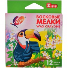 Олівці кольорові Луч Зоо воскові шестигр. 12 кольори (290109) Олівці кольорові Луч Зоо воскові шестигр. 12 кольори (290109)