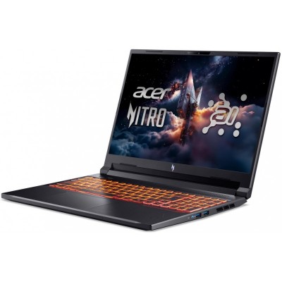 Ноутбук Acer Nitro V 16 ANV16-61 16" WUXGA IPS, AMD R5-340, 16GB, F512GB, NVD4050-6, Lin, чорний