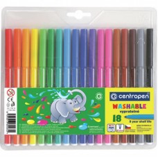 Фломастери Centropen 7790/18 Washable, 18 colors (7790/18 ТП) Фломастери Centropen 7790/18 Washable, 18 colors (7790/18 ТП)
