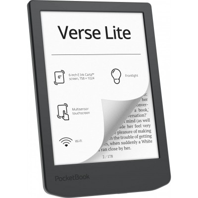 Електронна книга PocketBook 619 Verse Lite, Midnight Grey