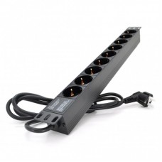 Силовий блок 19" 9 розеток, кабель 1.8м, алюм. корпус Pipo (PP9PDUGR) Силовий блок 19" 9 розеток, кабель 1.8м, алюм. корпус Pipo (PP9PDUGR)