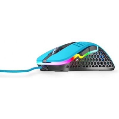 Миша Xtrfy M4, USB-A, RGB, Miami Blue