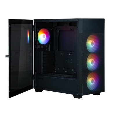 Корпус Zalman S5 Neo без БЖ, 1xUSB3.1, 1xUSB2.0, 4x120мм FRGB, VGA 390мм, LCS ready, TG Side Panel, ATX, чорний