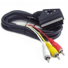 Кабель мультимедійний RCA - SCART, 1.8 m Cablexpert (CCV-519-001) Кабель мультимедійний RCA - SCART, 1.8 m Cablexpert (CCV-519-001)