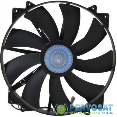 Cooler Master Корпусный вентилятор Cooler Master MegaFlow 200 Silent Fan,w/o LED,200мм,3pin+Molex