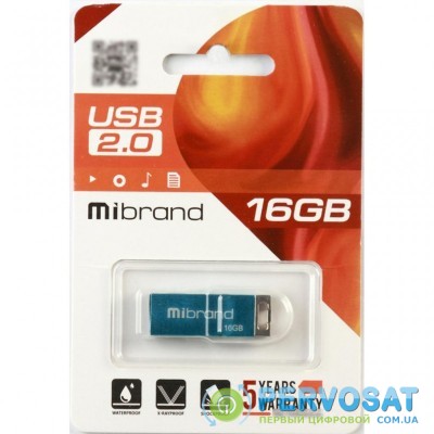 USB флеш накопитель Mibrand 16GB Сhameleon Light Blue USB 2.0 (MI2.0/CH16U6LU)