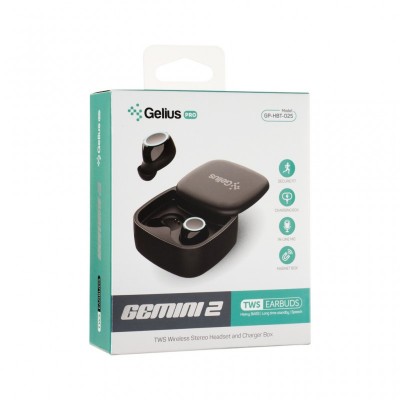 Наушники Gelius Pro Twins Gemini 2 GP-HBT025 Black (00000078089)