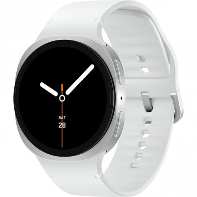 Смарт-годинник Samsung Galaxy Watch 8 44мм (L330) 1.47", 480x480, sAMOLED, BT 5.3, NFC, 2/32ГБ, сріблястий