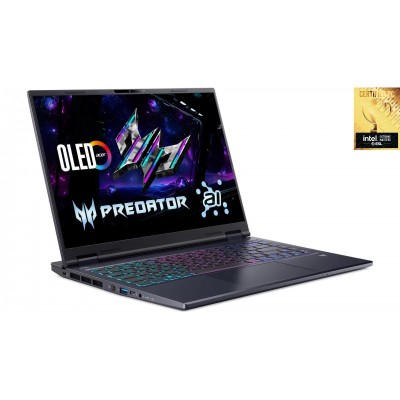 Ноутбук Acer Predator Helios Neo 14 PHN14-71 14.5" WQXGA IPS, Intel U9-285H, 32GB, F1TB, NVD5070-8, Lin, чорний
