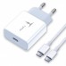 Зарядний пристрій T-PHOX PD 18W Charger + Type-C-C 60W cable 1m (White) (T-P01(W)+Type-C)
