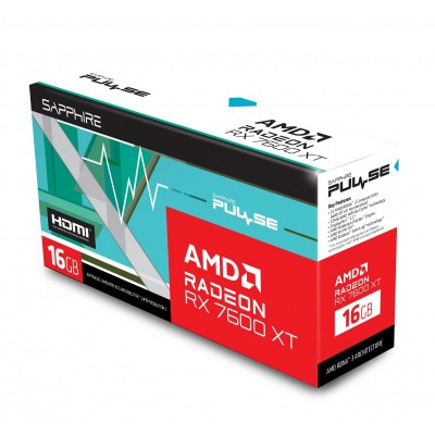 Відеокарта SAPPHIRE Radeon RX 7600 XT 16GB GDDR6 PULSE GAMING OC