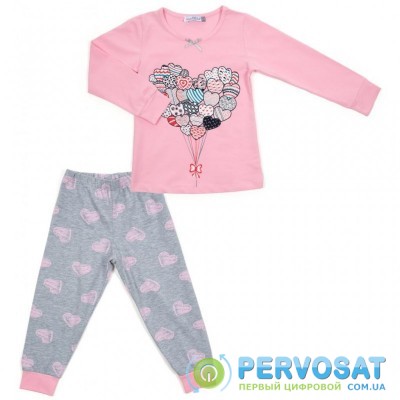 Пижама Matilda с сердечками (12101-3-164G-pink)