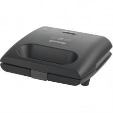 Міні-гриль Gorenje 700Вт, алюміній, 1 пластина-гриль , корпус-пластик, чорний Міні-гриль Gorenje 700Вт, алюміній, 1 пластина-гриль , корпус-пластик, чорний