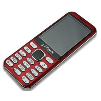 Мобильный телефон Sigma X-style 33 Steel Dual Sim Red (4827798854938)